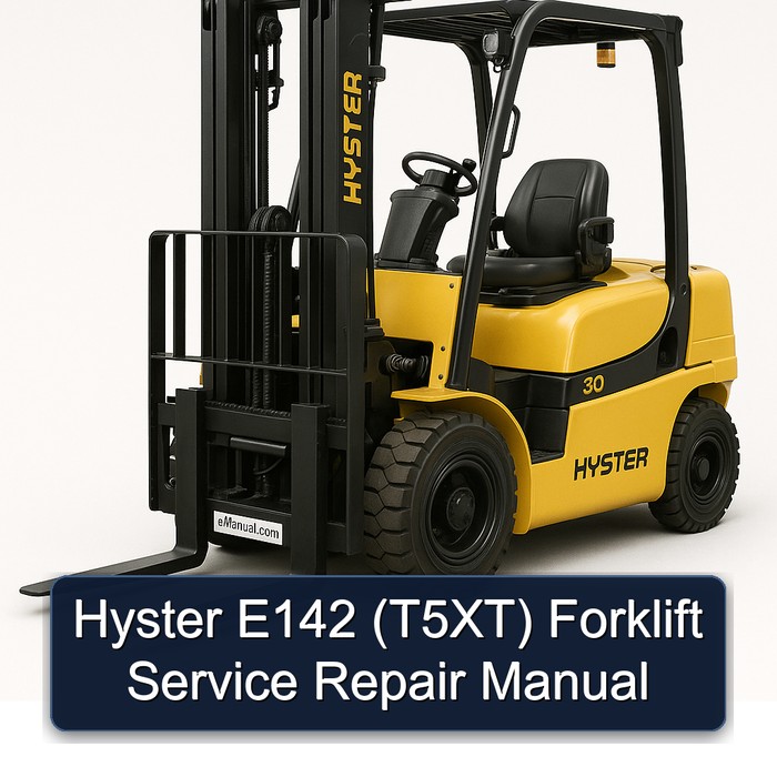Manual de Servicio y Reparación de la Carretilla Elevadora Hyster E142 (T5XT)