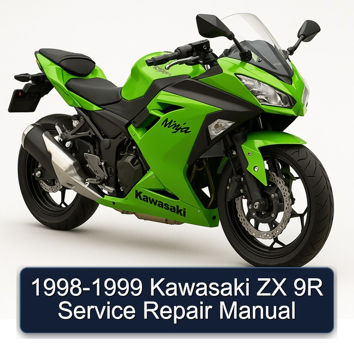 1998-1999 Kawasaki ZX 9R Manual de servicio y reparación
