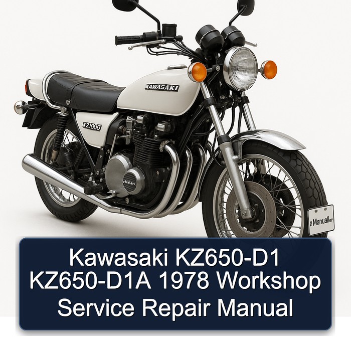 Kawasaki KZ650-D1 KZ650-D1A 1978 Workshop Service Repair Manual