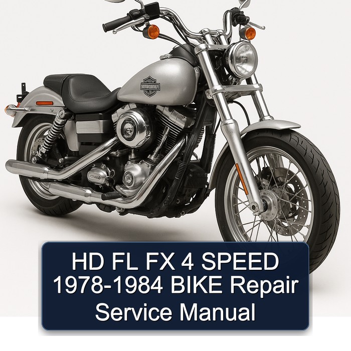 HD FL FX 4 SPEED 1978-1984 BIKE Repair Service Manual