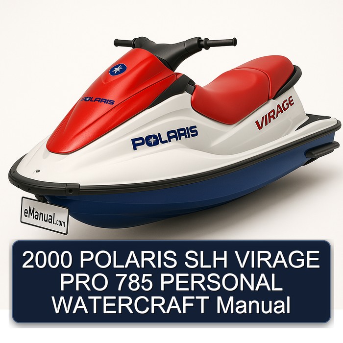 2000 POLARIS SLH VIRAGE PRO 785 PERSONAL WATERCRAFT Manual