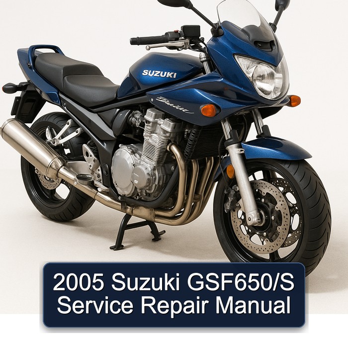 2005 Suzuki GSF650/S Manual de servicio y reparación