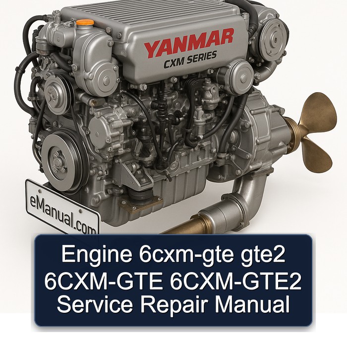 Engine 6cxm-gte gte2 6CXM-GTE 6CXM-GTE2 Service Repair Manual