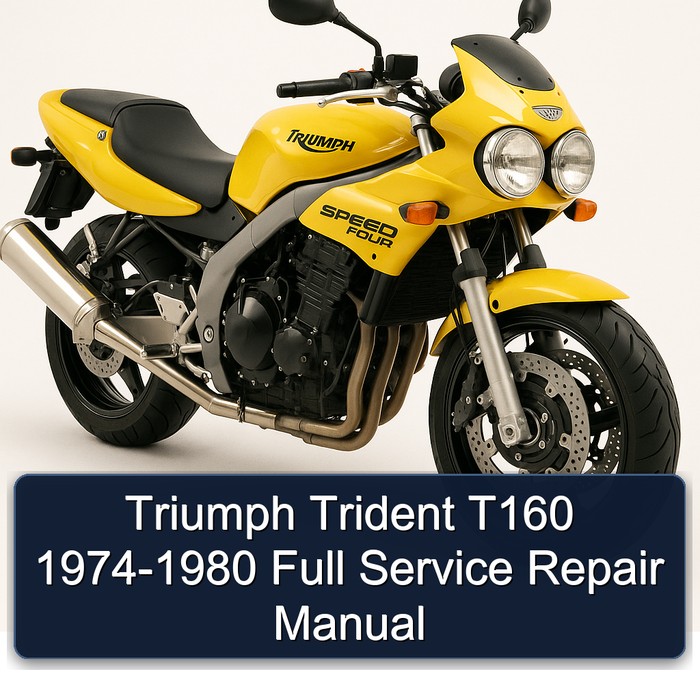Triumph Trident T160 1974-1980 Full Service Repair Manual