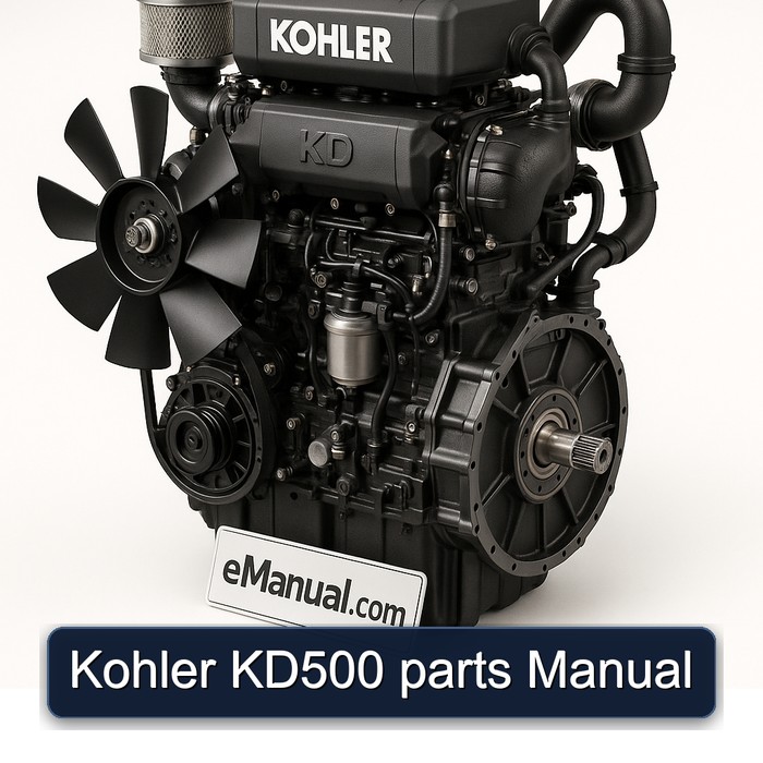 Kohler KD500 parts Manual