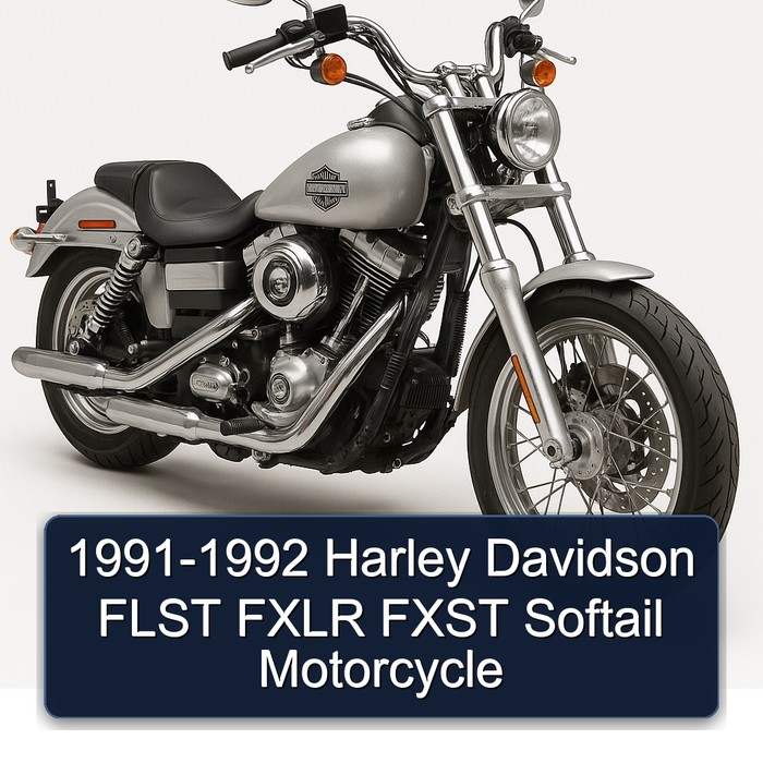 1991-1992 Harley Davidson FLST FXLR FXST Softail Motorcycle
