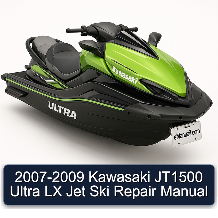2007-2009 Kawasaki JT1500 Ultra LX Jet Ski Repair Manual