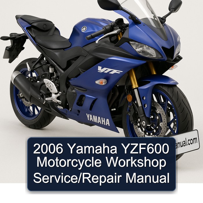 2006 Yamaha YZF600 Motorcycle Workshop Service/Repair Manual
