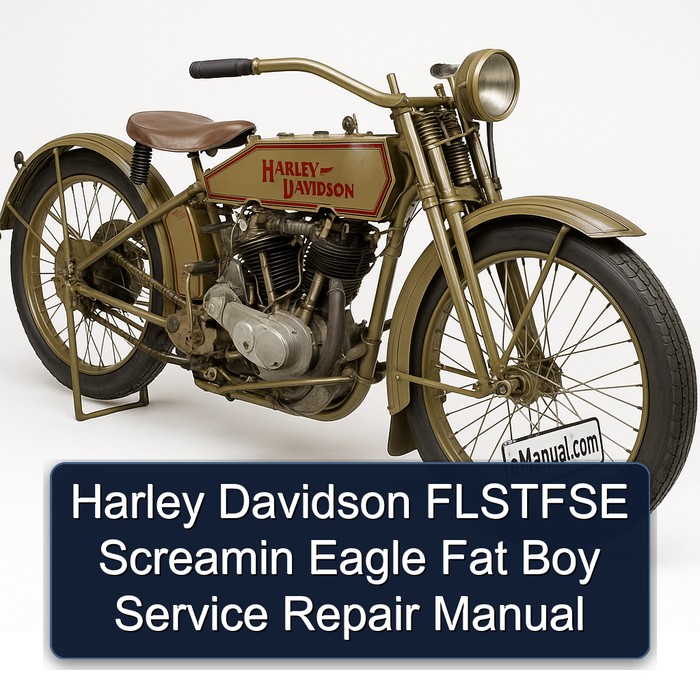 Harley Davidson FLSTFSE Screamin Eagle Fat Boy Manual de servicio y reparación