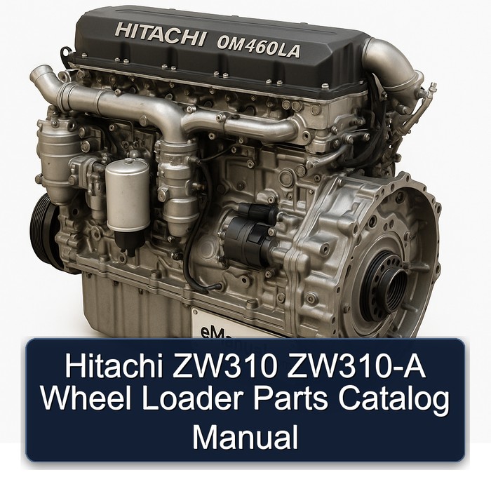 Hitachi ZW310 ZW310-A Wheel Loader Parts Catalog Manual 
