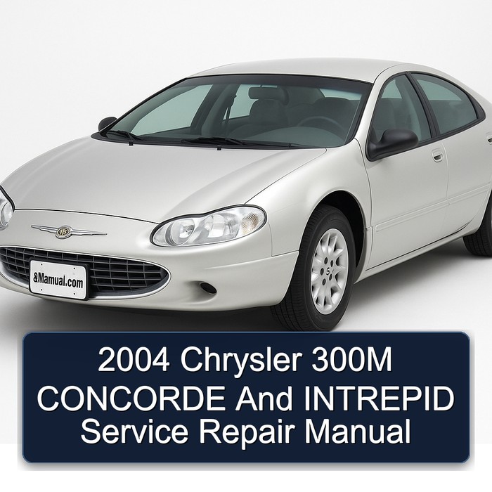 2004 Chrysler 300M CONCORDE And INTREPID Service Repair Manual