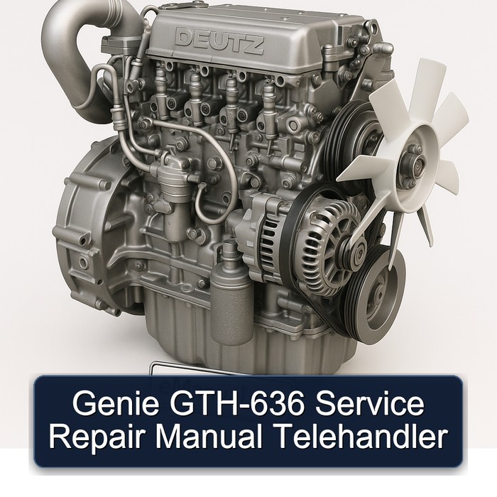 Genie GTH-636 Manual de servicio y reparación Telehandler