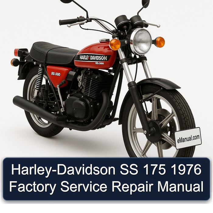 Harley-Davidson SS 175 1976 Factory Service Repair Manual