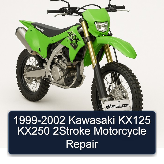 1999-2002 Kawasaki KX125 KX250 2Stroke Motorcycle Repair