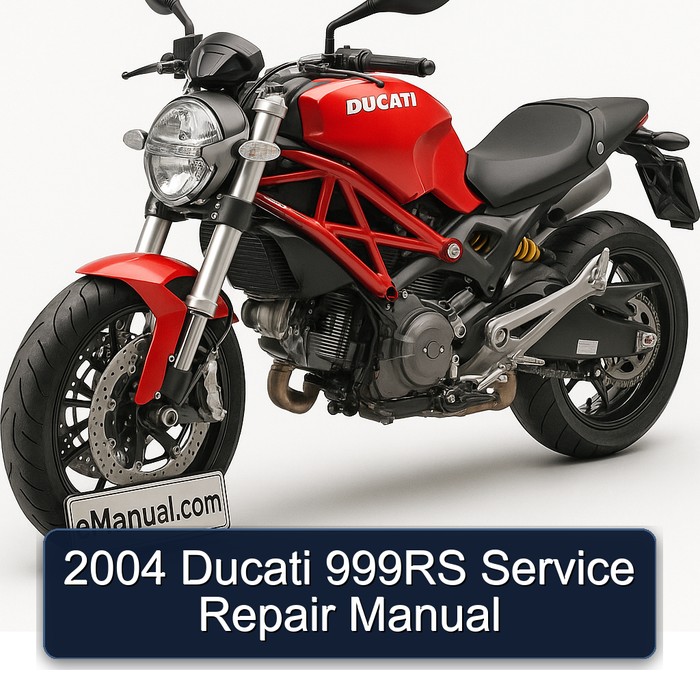 2004 Ducati 999RS Manual de servicio y reparación