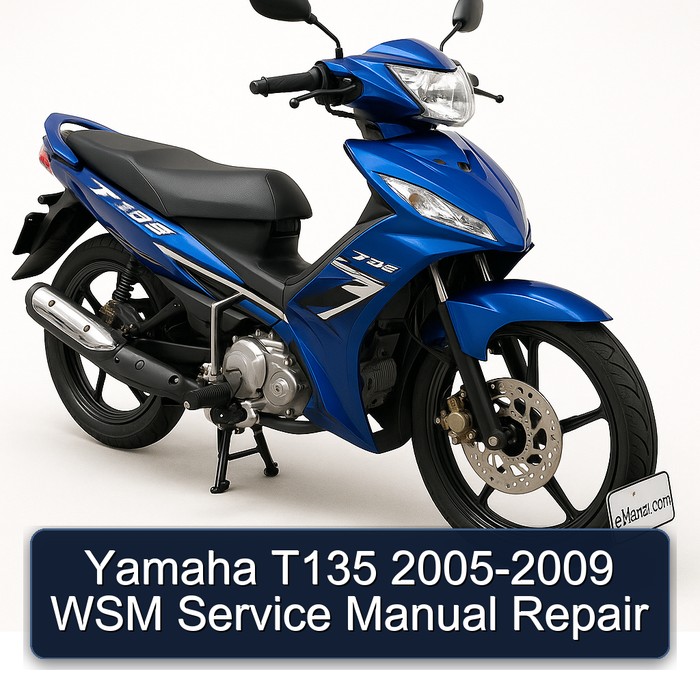 Yamaha T135 2005-2009 WSM Service Manual Repair