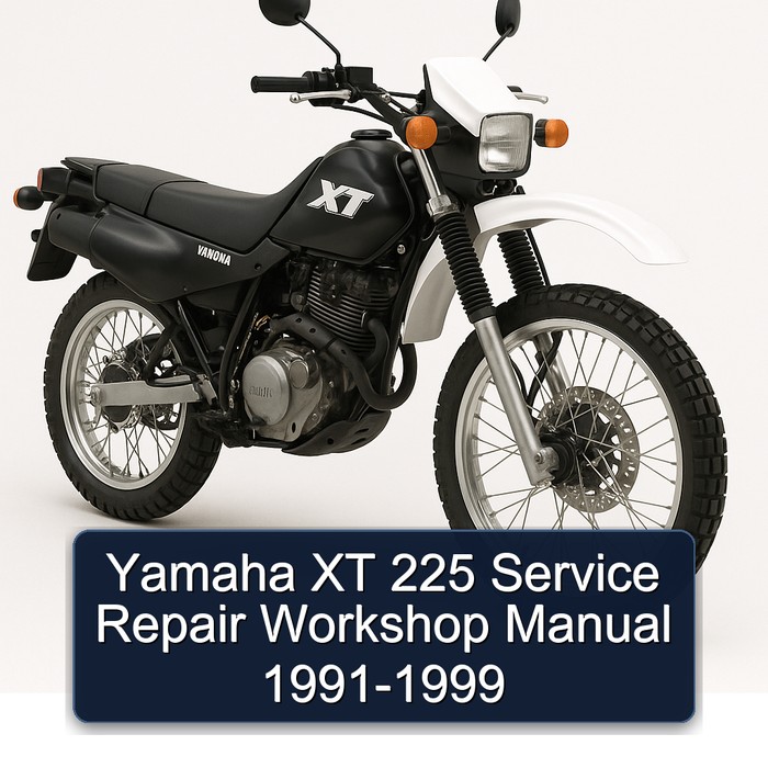 Yamaha XT 225 Service Repair Workshop Manual 1991-1999 