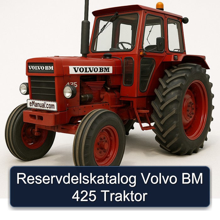 Reservdelskatalog Volvo BM 425 Traktor