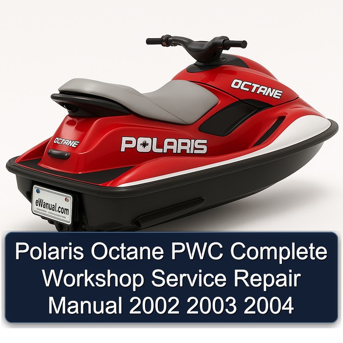 Polaris Octane PWC Manual completo de servicio y reparación del taller 2002 2003 2004