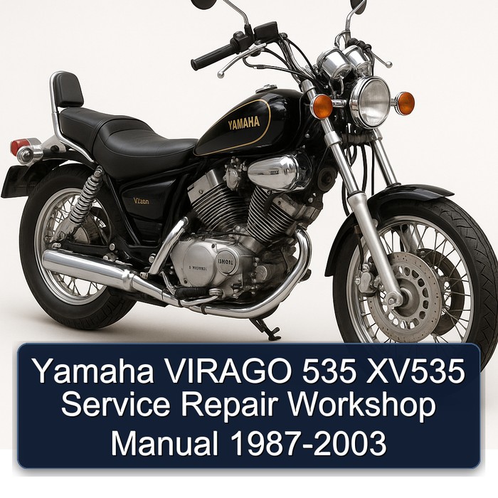 Yamaha VIRAGO 535 XV535 Service Repair Workshop Manual 1987-2003 