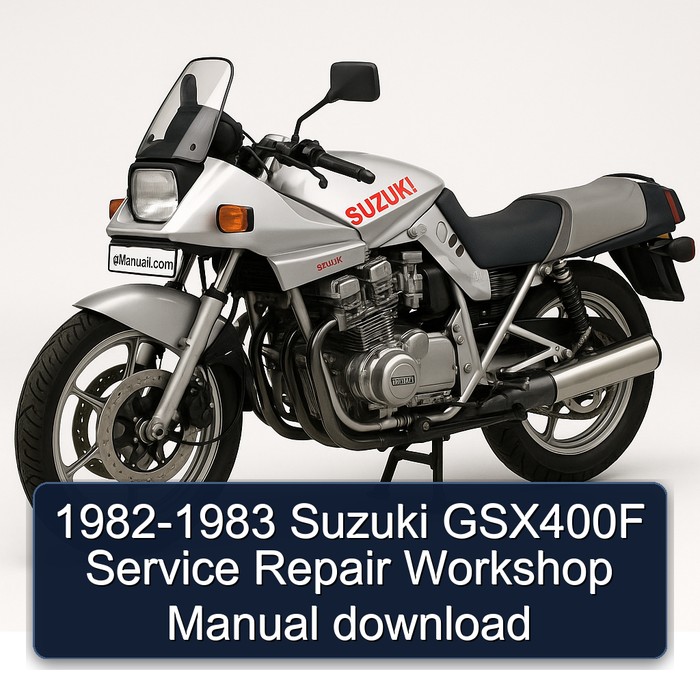 1982-1983 Suzuki GSX400F Service Repair Workshop Manual download