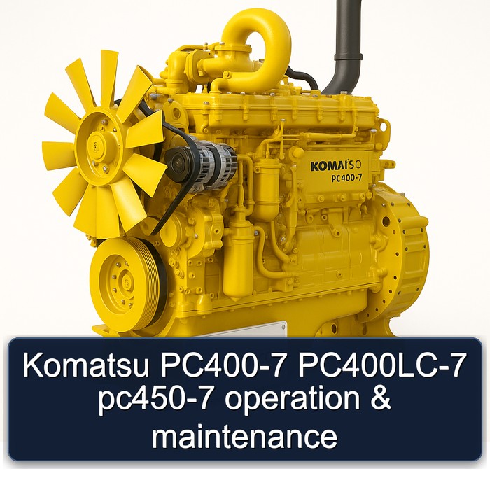 Komatsu PC400-7 PC400LC-7 pc450-7 operation & maintenance