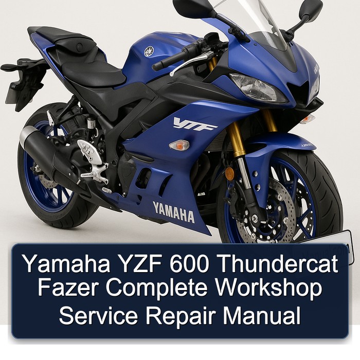Yamaha YZF 600 Thundercat Fazer Manual completo de servicio y reparación del taller