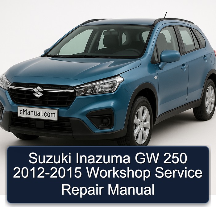 Suzuki Inazuma GW 250 2012-2015 Workshop Manual de servicio y reparación