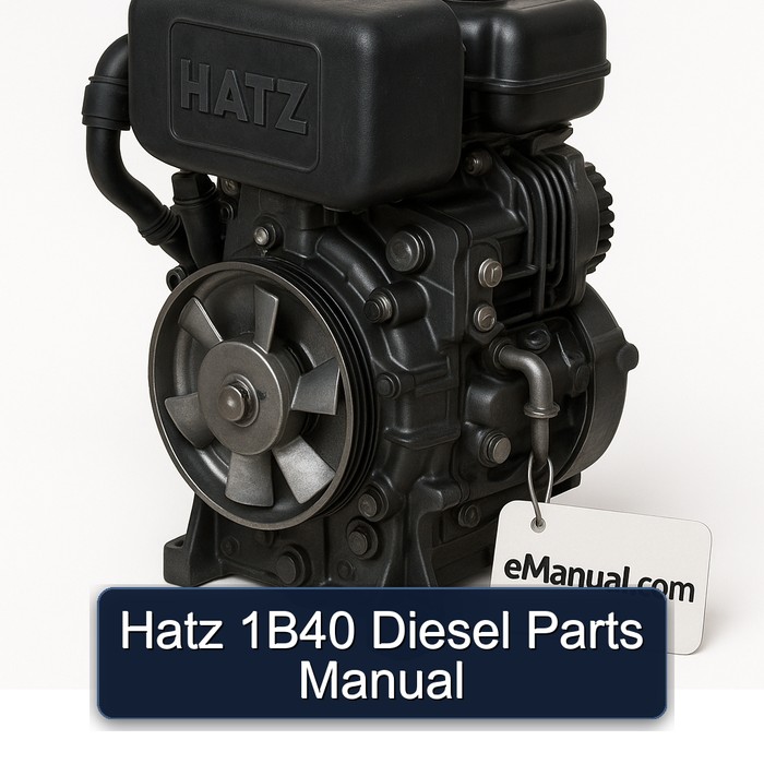 Hatz 1B40 Diesel-Ersatzteilhandbuch