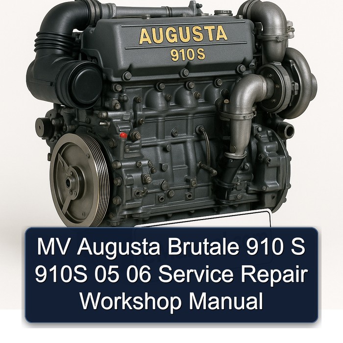 Mv Augusta Brutale 910 S 910S 05 06 Workshop Service Repair Manual PDF Download