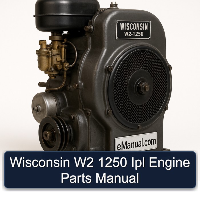 Handbuch für Motorteile Wisconsin W2 1250 IPL