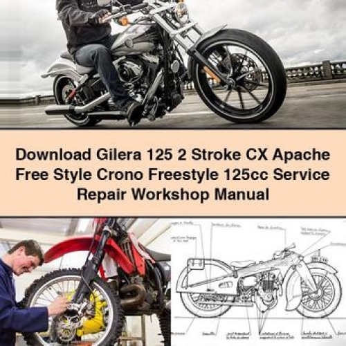 Manual de Reparación y Servicio Gilera 125 CX Apache Freestyle Crono 125cc
