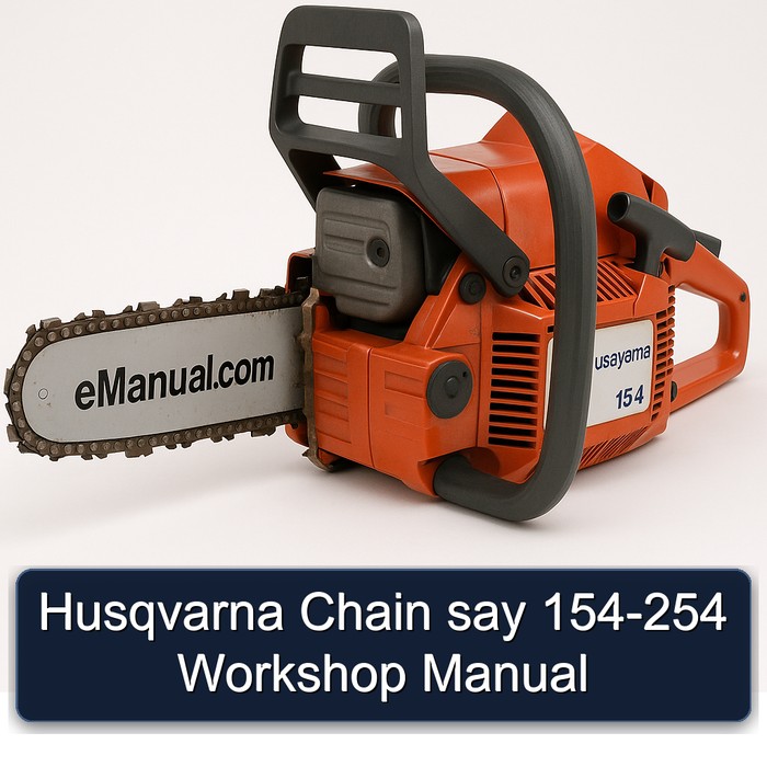 Husqvarna Chain say 154-254 Workshop Manual