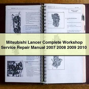 Mitsubishi Lancer Workshop Service Repair Manual PDF Download
