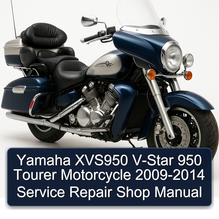 Yamaha XVS950 V-Star 950 Tourer Motorcycle 2009-2014 Service Repair Shop Manual