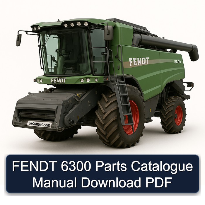 FENDT 6300 Parts Catalogue Manual Download PDF