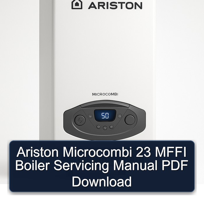 Ariston Microcombi 23 MFFI Boiler Servicing Manual PDF Download