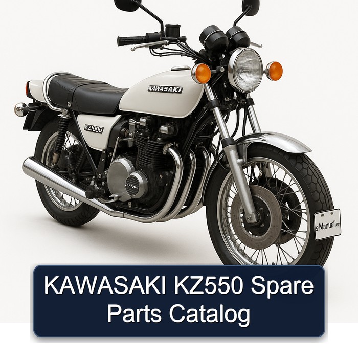 KAWASAKI KZ550 Spare Parts Catalog