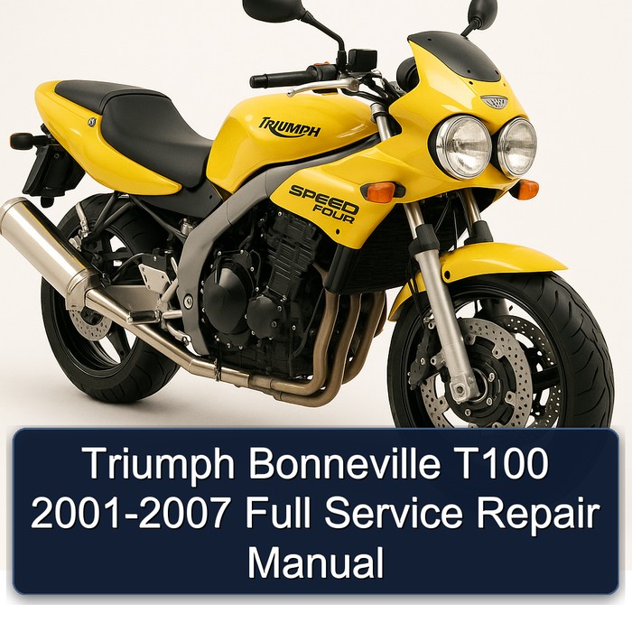 Triumph Bonneville T100 2001-2007 Full Manual de servicio y reparación