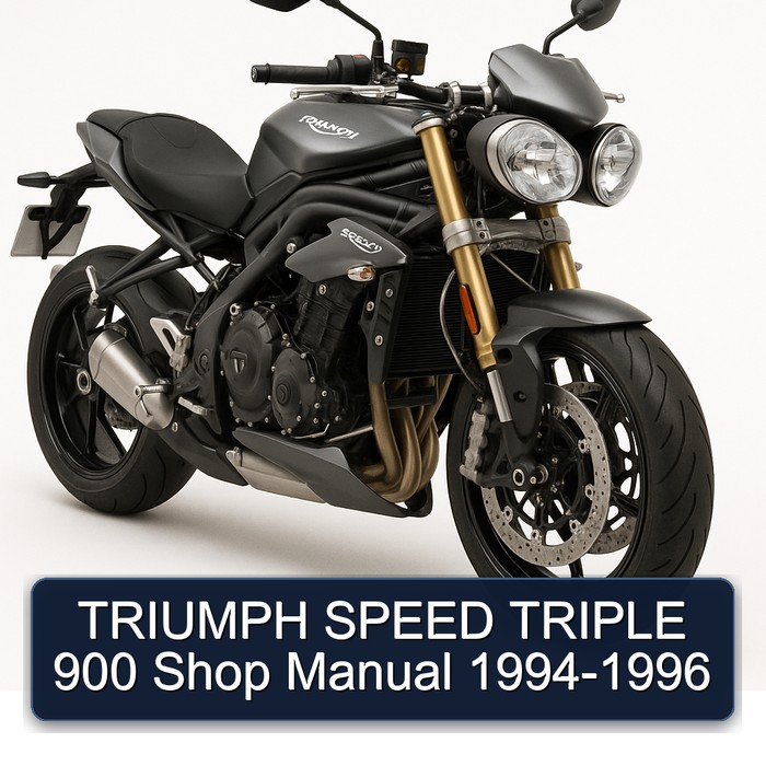 TRIUMPH SPEED TRIPLE 900 Shop Manual 1994-1996