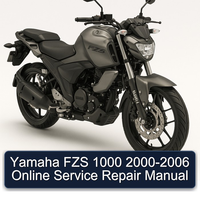Yamaha FZS 1000 2000-2006 Online Service Repair Manual
