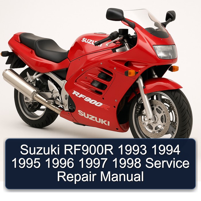 Suzuki RF900R 1993 1994 1995 1996 1997 1998 Manual de servicio y reparación