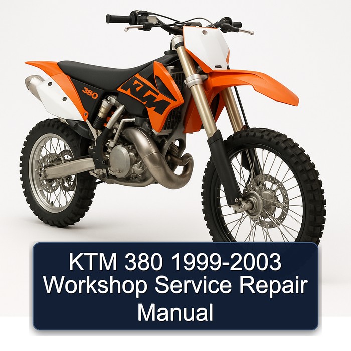 KTM 380 1999-2003 Workshop Service Repair Manual