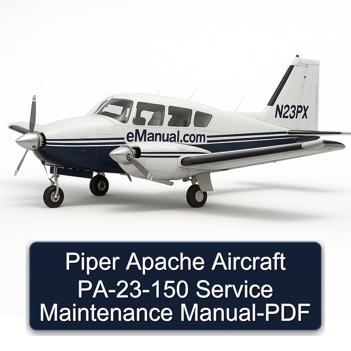 Piper Apache Aircraft PA-23-150 Service Maintenance Manual-PDF
