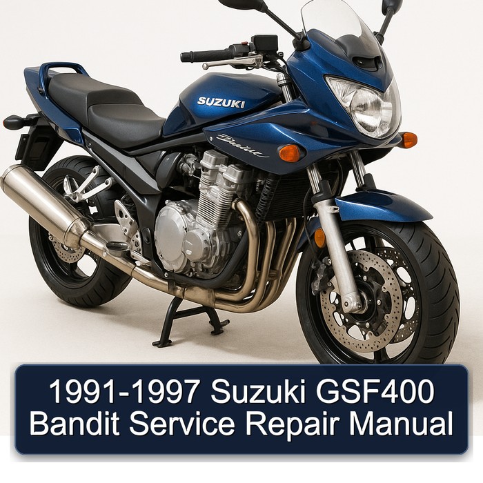 1991-1997 Suzuki GSF400 Bandit Manual de servicio y reparación