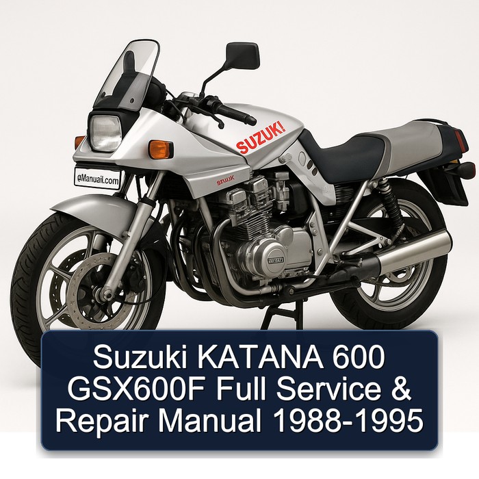 Suzuki KATANA 600 GSX600F Full Service & Repair Manual 1988-1995