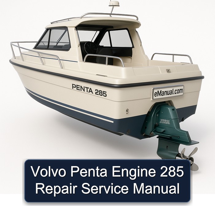 Volvo Penta Engine 285 Repair Service Manual