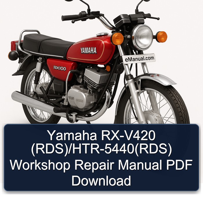 Yamaha RX-V420 (RDS)/HTR-5440(RDS) Workshop Repair Manual PDF Download