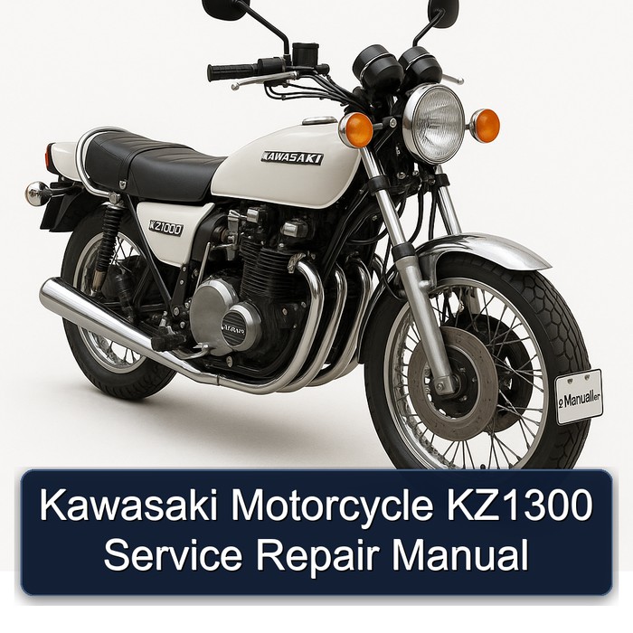 Kawasaki Motorcycle KZ1300 Manual de servicio y reparación