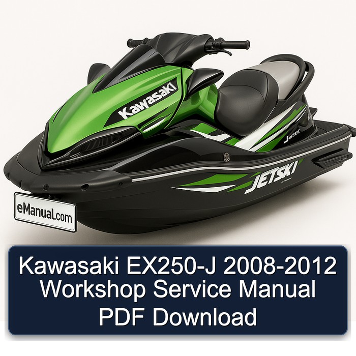 Kawasaki EX250-J 2008-2012 Workshop Service Manual PDF Download